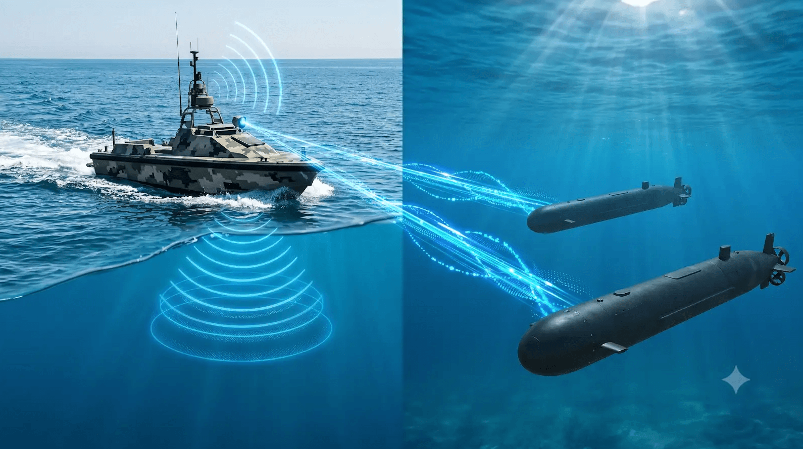 Tactical USV/UUV Render
